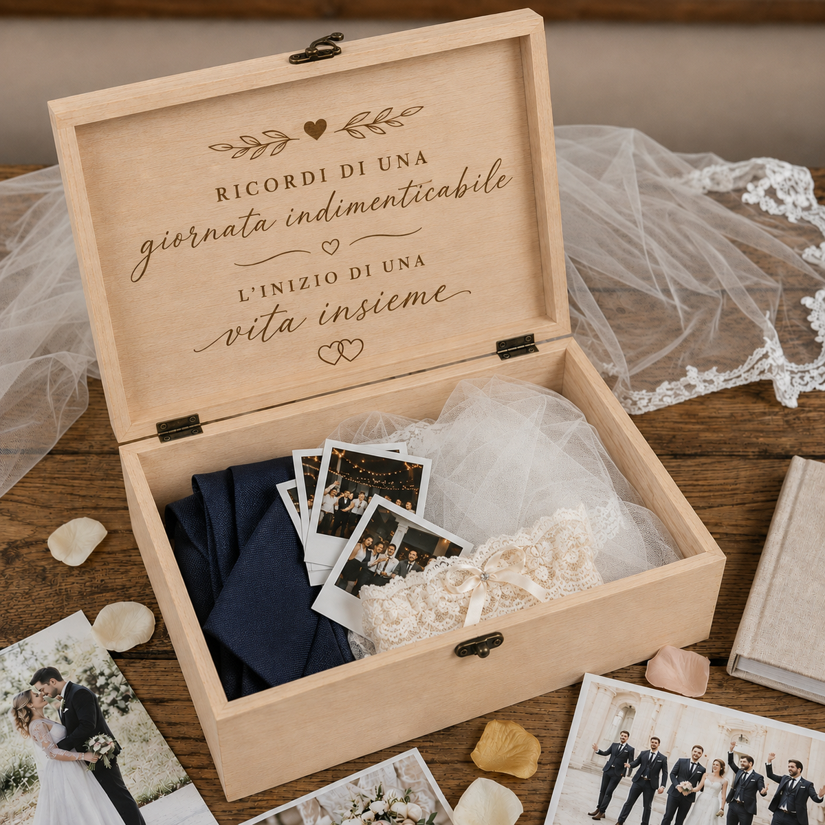 Scatola ricordo matrimonio