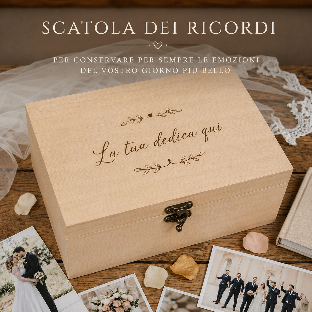 Scatola ricordo matrimonio