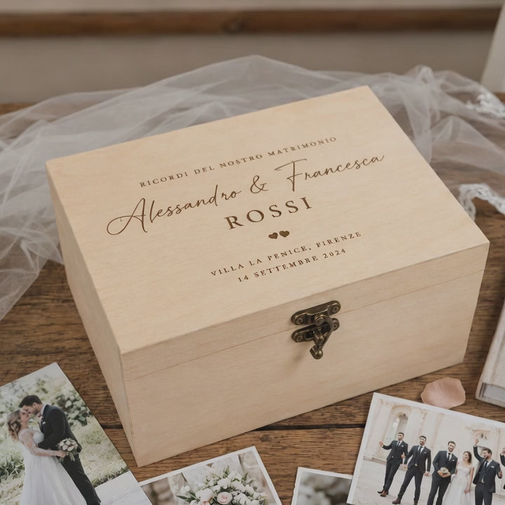 Scatola ricordo matrimonio
